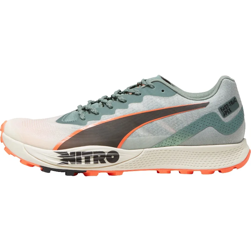 Camping hiking gear bloom-Puma Fast-Trac Apex Nitro Mens Trail Running Shoes - Green