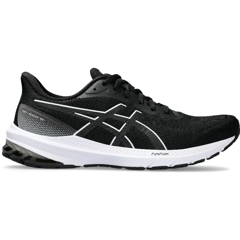 Camping hiking trail area-Asics GT 1000 12 Mens Running Shoes - Black