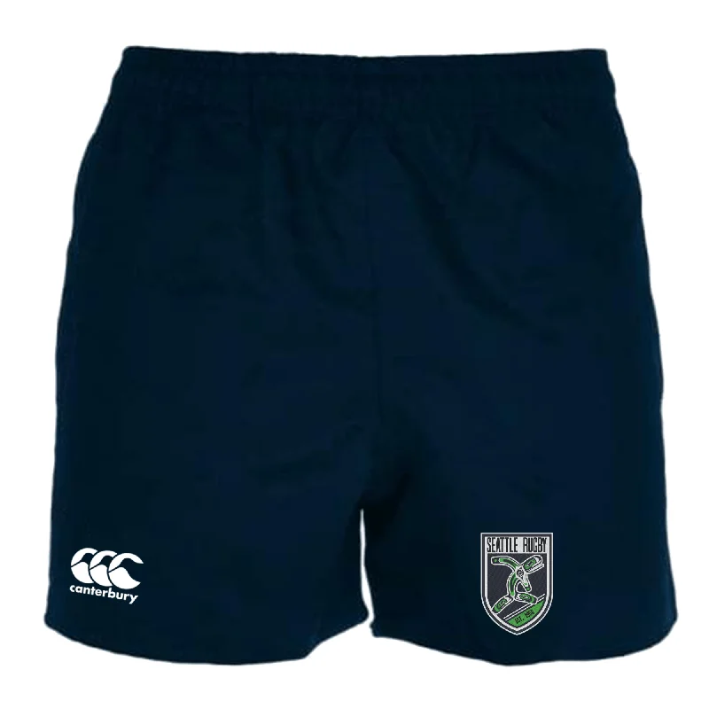 Camping hiking outdoor bloom-Seattle Rugby Club Professional Polyester Rugby Short by Canterbury