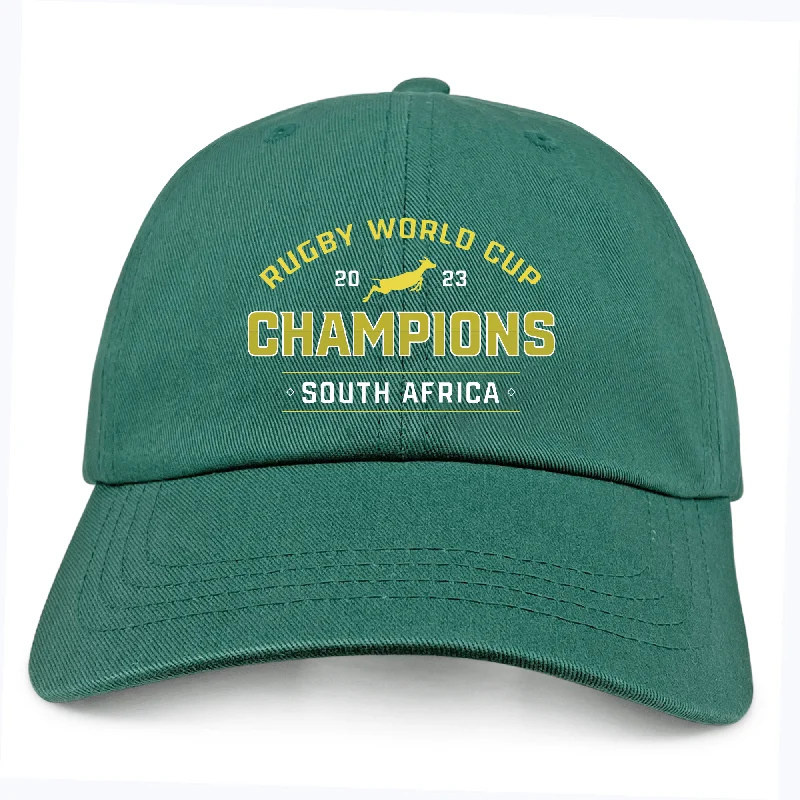 Camping hiking trail stream-South Africa RWC 23 Champions Cotton Twill Dad Cap