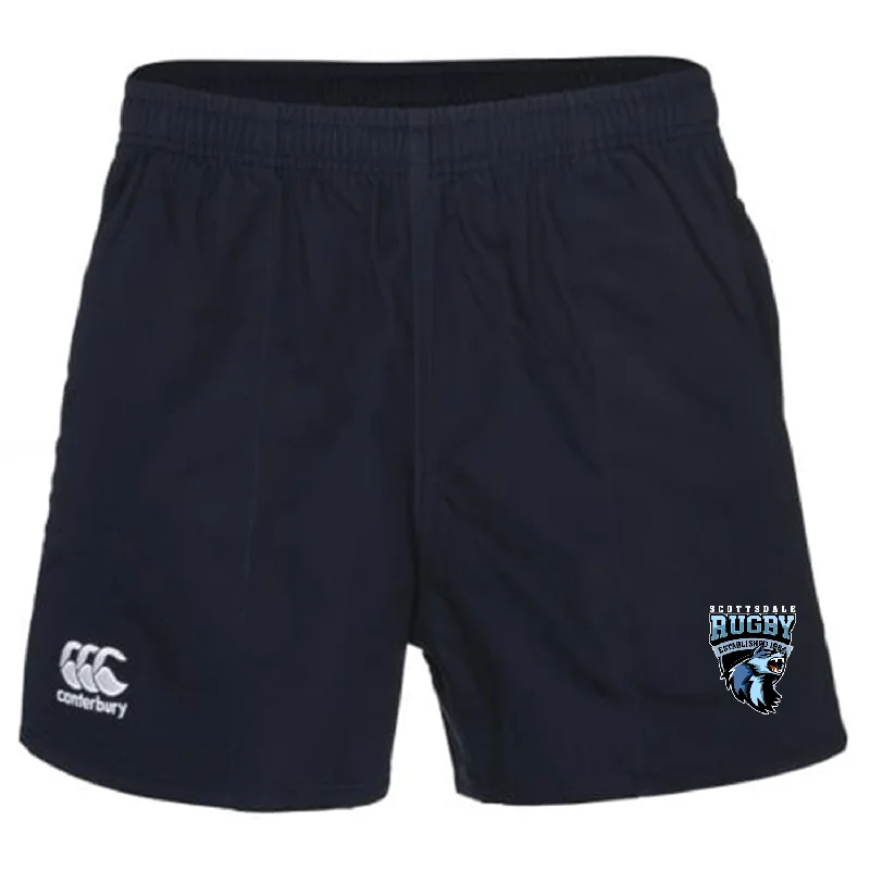 Camping hiking trail hop-Scottsdale Rugby Player's Drill Short by Canterbury