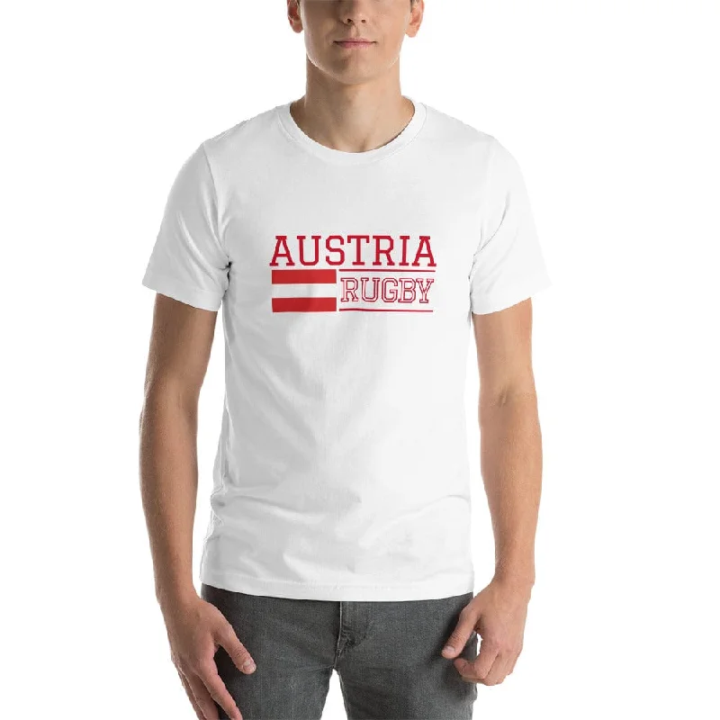 Camping hiking gear bloom-Austria Rugby Cotton T-shirt