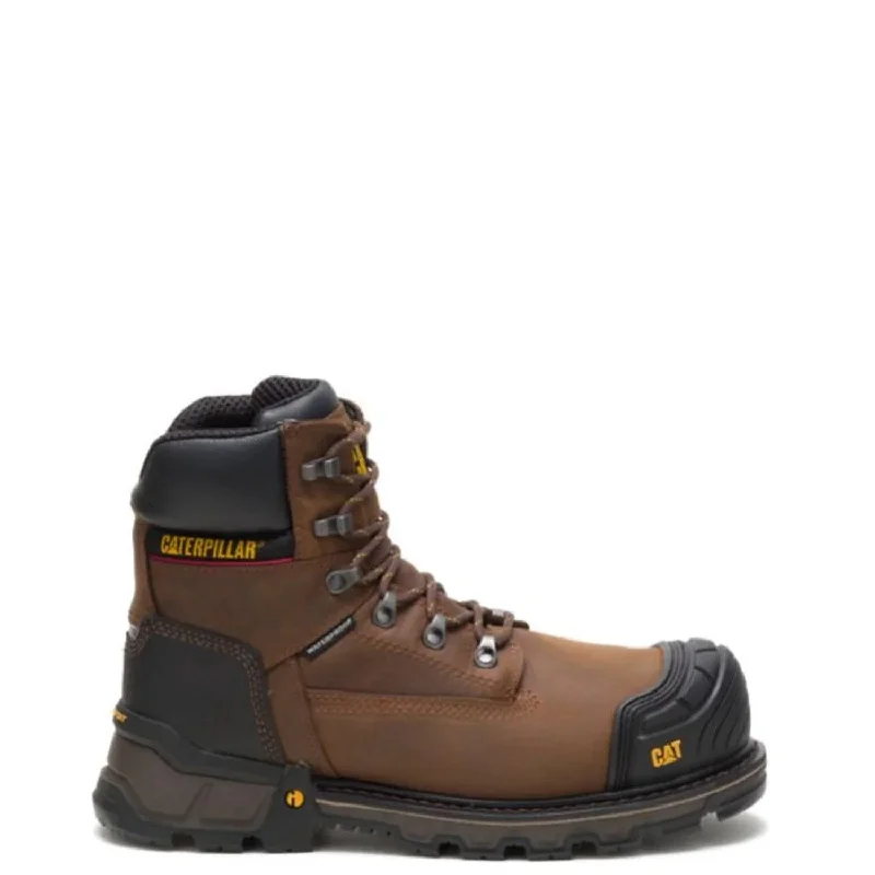 Camping hiking trail flash-CAT Men's Excavator 6" Waterproof Comp Toe Work Boot