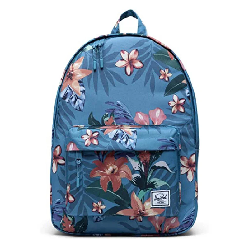 Camping hiking trail spell-Herschel Womens Summer Floral Heaven Blue One Size Backpack - 10500-03894