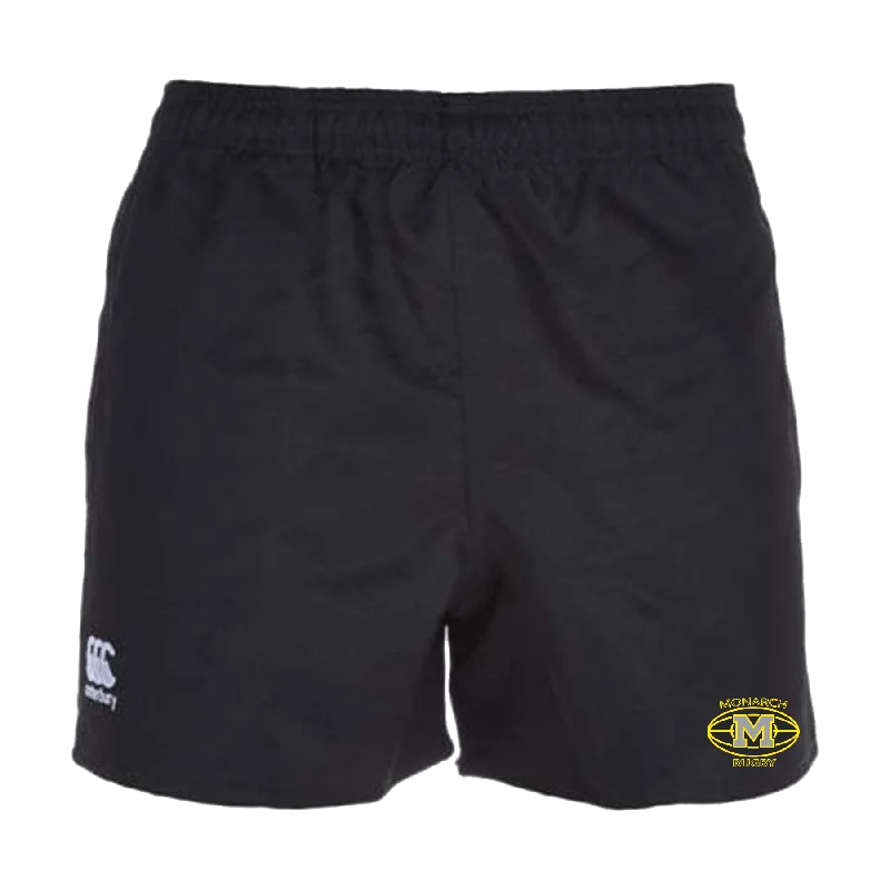 Camping hiking gear thrill-Monarch Rugby Canterbury Black Advantage Rugby Shorts