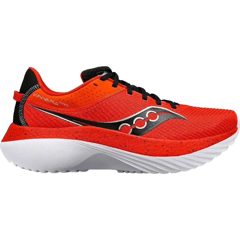 Camping hiking trail hush-Saucony Kinvara Pro Mens Running Shoes - Red