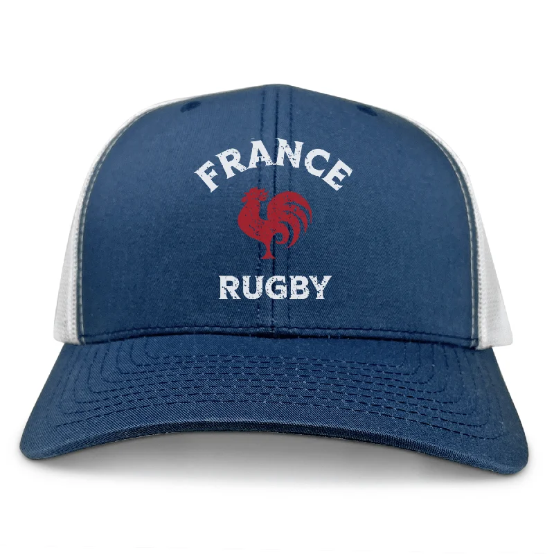 Camping hiking trail rays-Nations of Rugby France Retro Trucker Cap