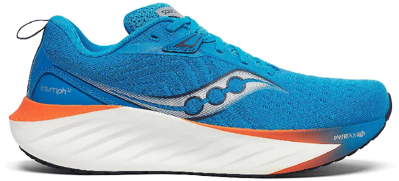 Camping hiking trail valley-Saucony Triumph 22 Mens Running Shoes - Blue