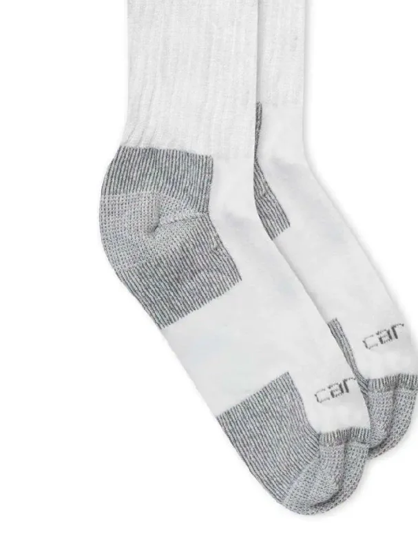 Camping hiking trail vivid-Carhartt 3 Pack All Season Cotton Crew Sock