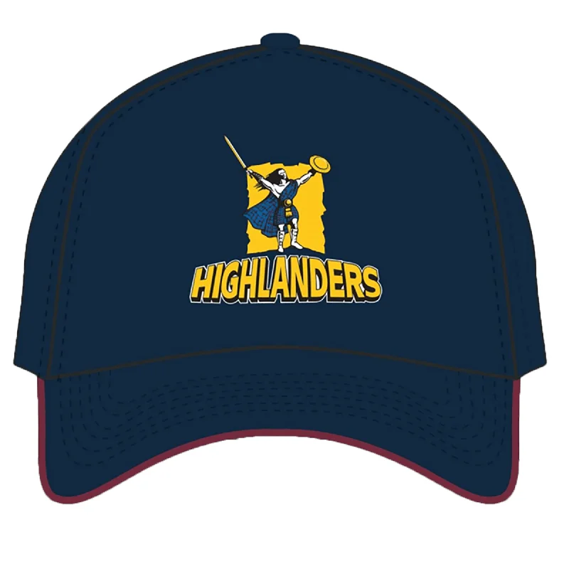 Camping hiking trail quests-Highlanders Super Rugby Media Cap 24 by Classic Sportswear