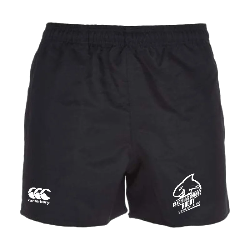 Camping hiking gear cheer-Sandhills Sharks Rugby Canterbury Professional Polyester Rugby Short