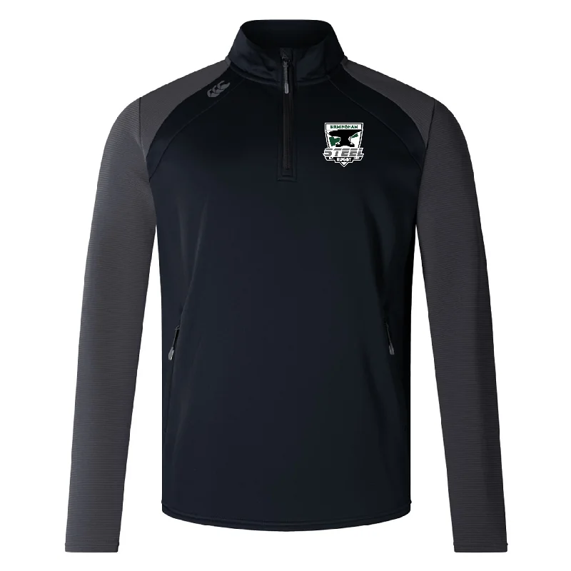 Camping hiking gear thrill-Birmingham Steel Rugby Elite 1/4 Zip Top by Canterbury