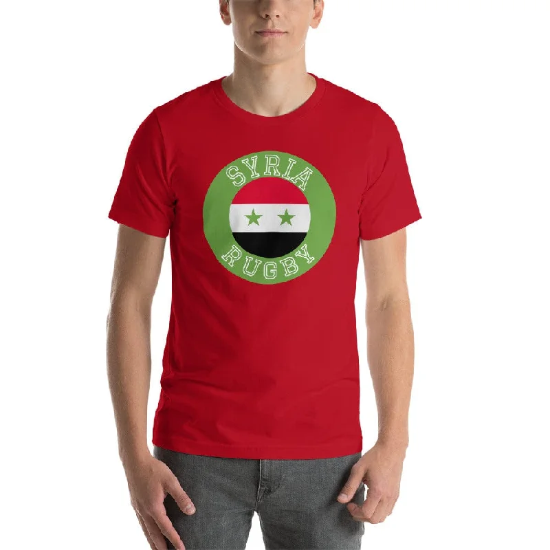 Camping hiking gear surge-Syria Rugby Cotton T-Shirt