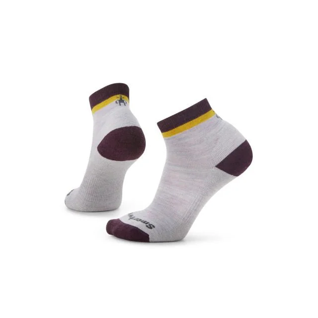 Camping hiking outdoor heart-Everyday Top Stripe Light Cushion Ankle Socks