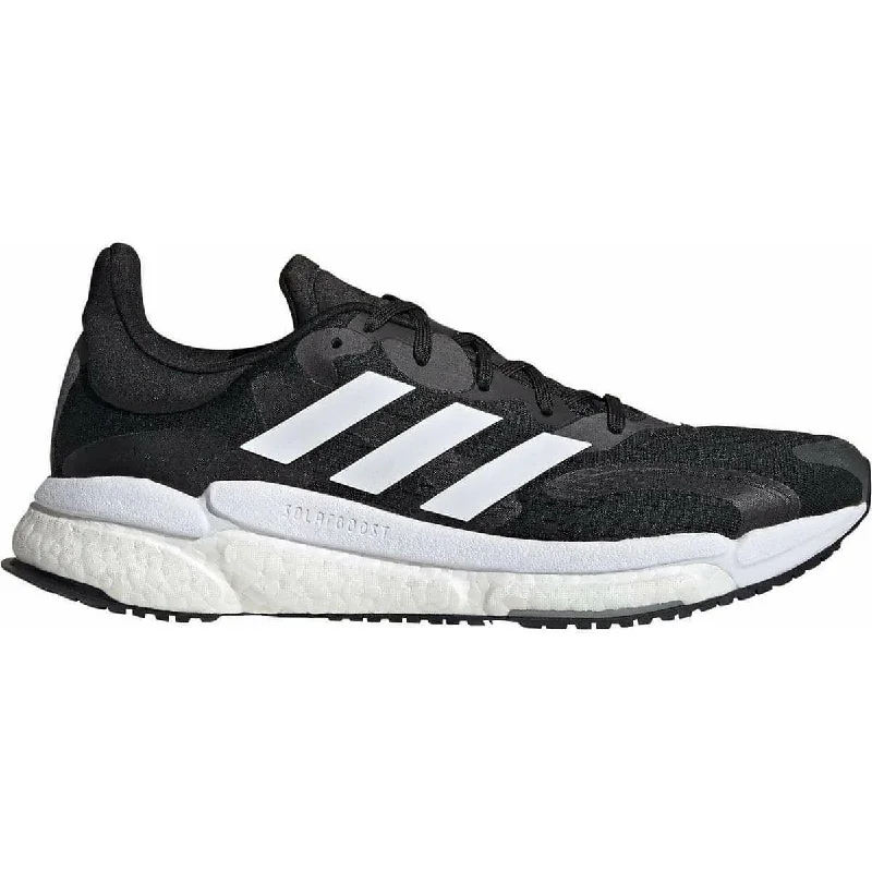 Camping hiking trail thrill-adidas Solar Boost 4 Mens Running Shoes - Black