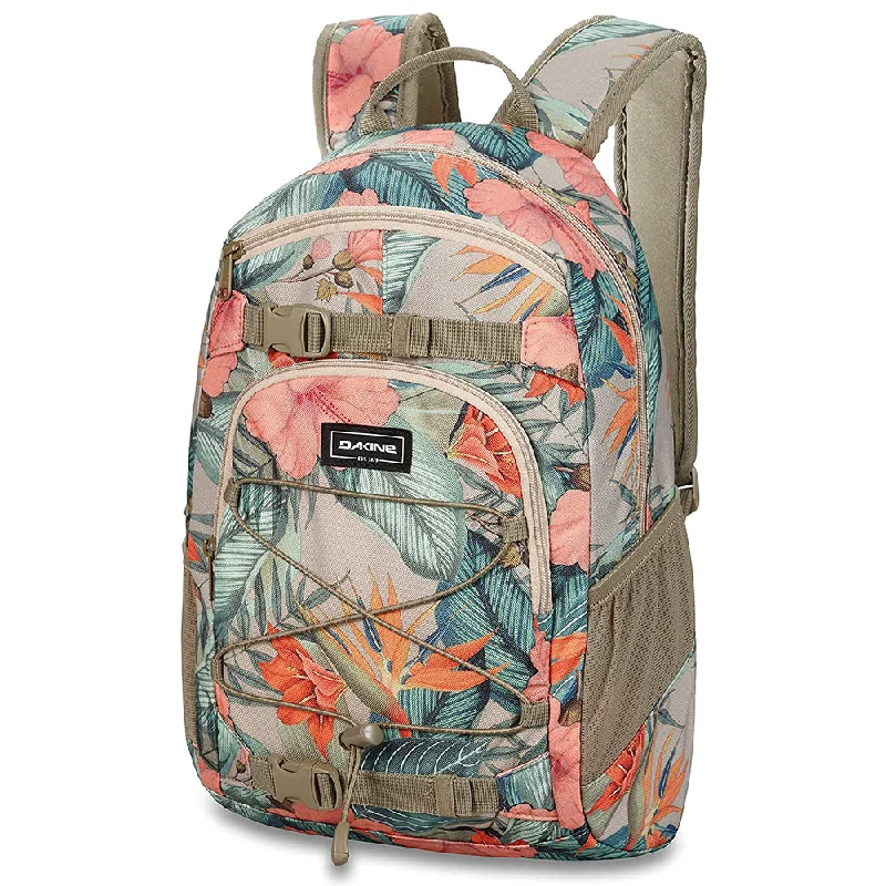 Camping hiking trail slide-Dakine Unisex Kids Rattan Tropical One Size Backpack - 10001452-RATTANTROPICAL