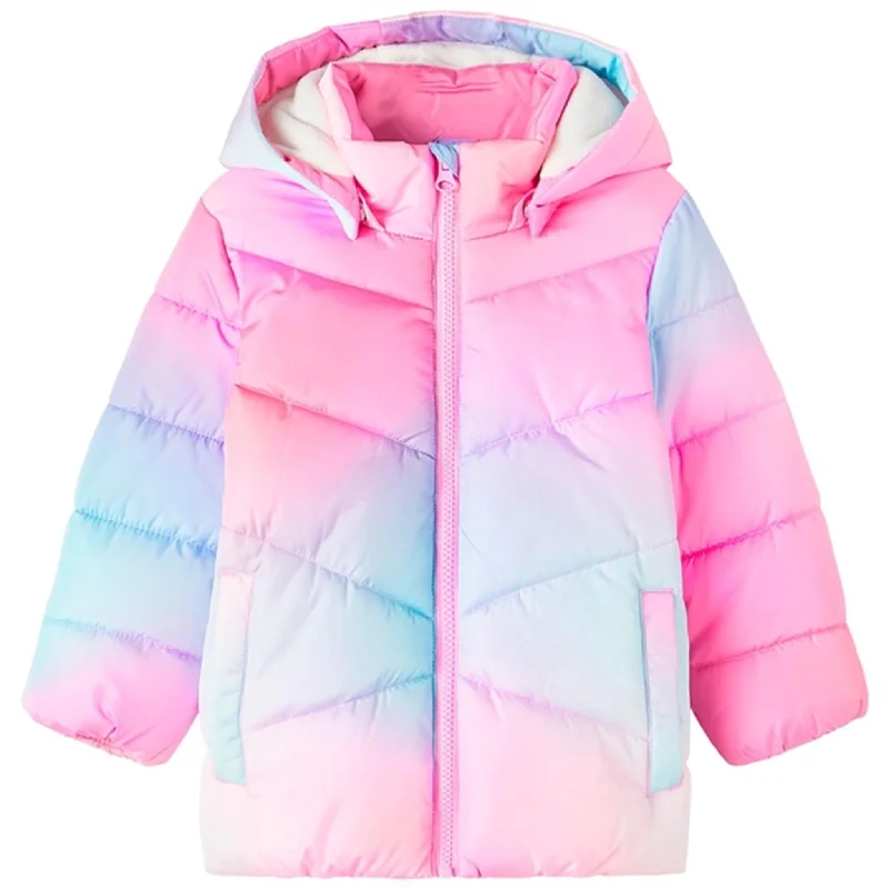 Camping hiking gear takes-Name it Bonbon Manna Puffer Jacket Dream