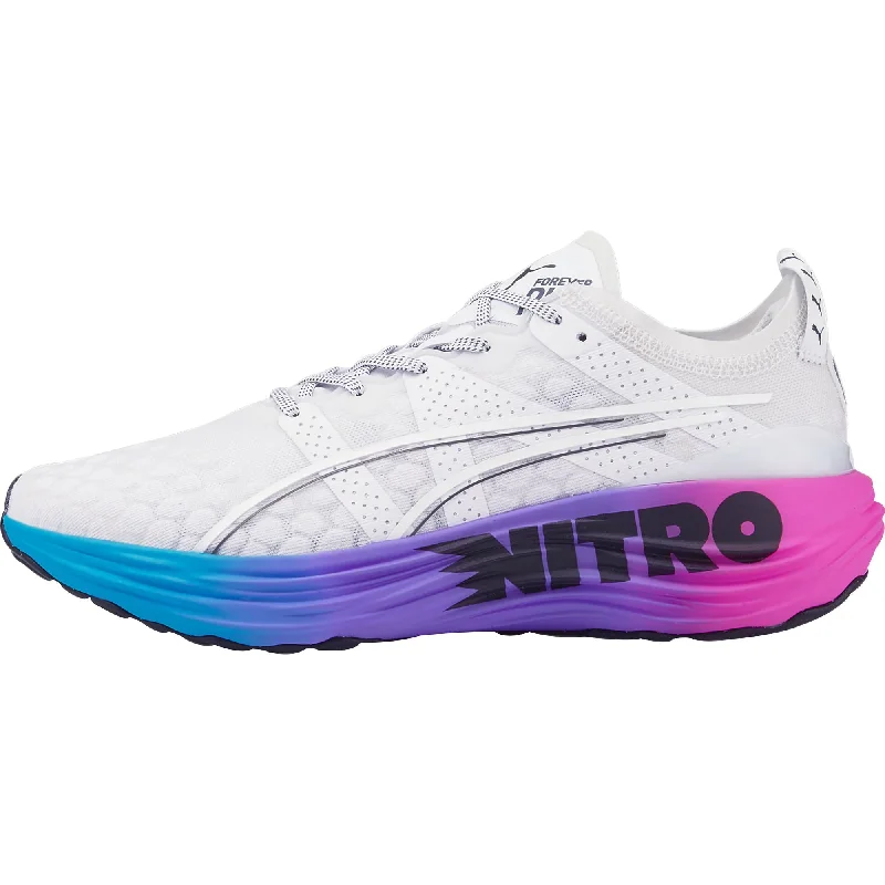 Camping hiking trail hush-Puma ForeverRun Nitro Mens Running Shoes - White