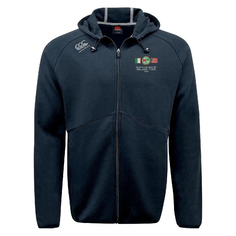 Camping hiking trail haze-Washington Irish Rugby Ireland Canterbury Tempo Vapodri Full-Zip Hoodie