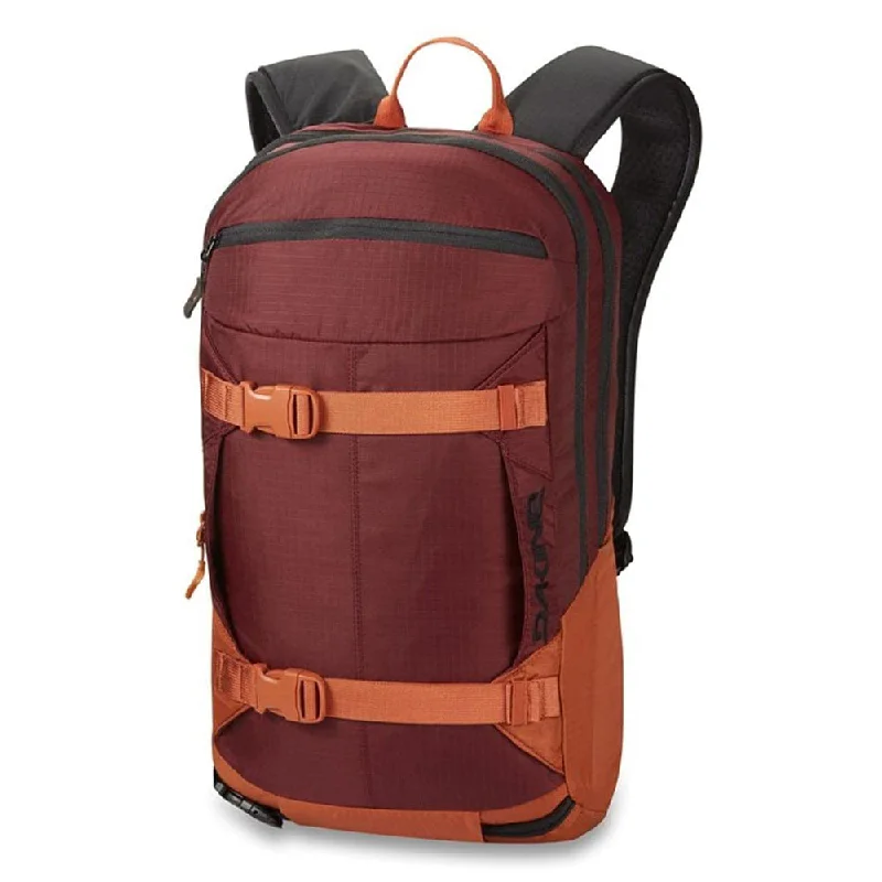 Camping hiking trail shift-Dakine Mens Port Red One Size Mission pro 18L Backpack - 10002063-PORTRED