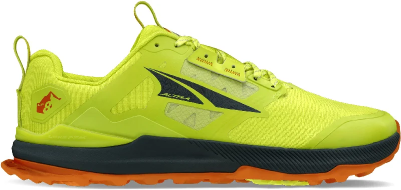 Camping hiking gear grabs-Altra Lone Peak 8 Mens Trail Running Shoes - Yellow