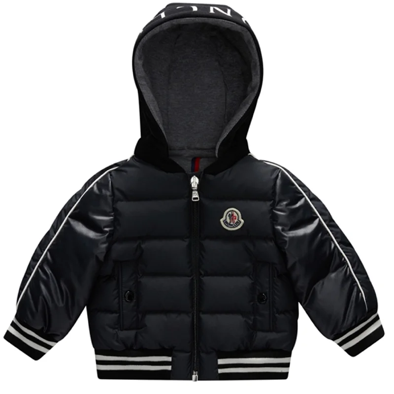 Camping hiking gear zest-Moncler Merih Giubbotto Bomber Jacket Black