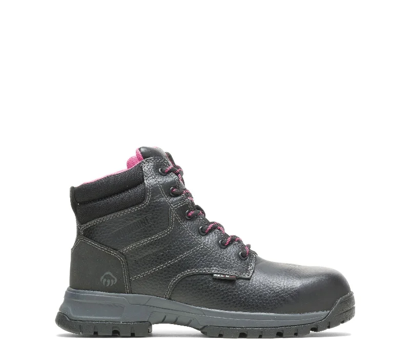 Camping hiking trail flair-Wolverine Women's Piper 6" Waterproof Composite Toe Work Boot