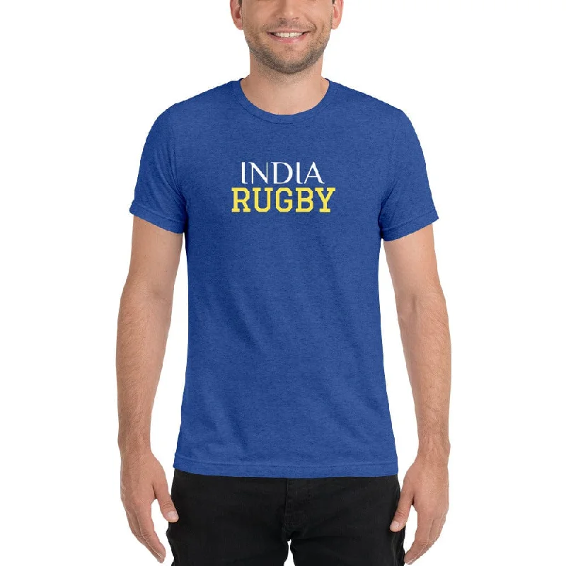 Camping hiking trail link-India Rugby T-shirt