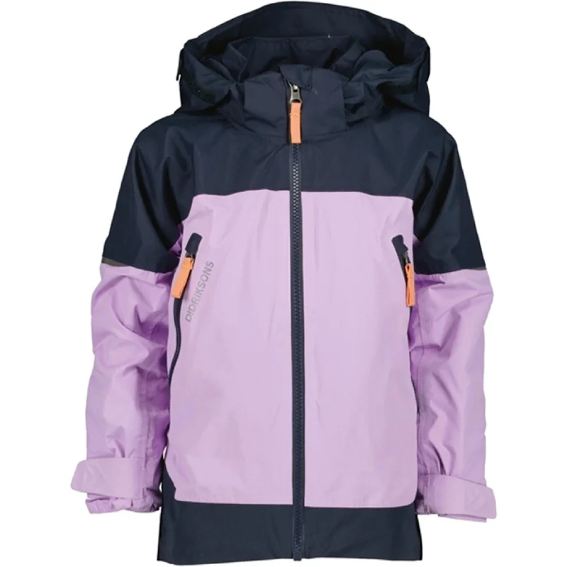 Camping hiking gear merit-Didriksons Ash Digital Purple Jacket