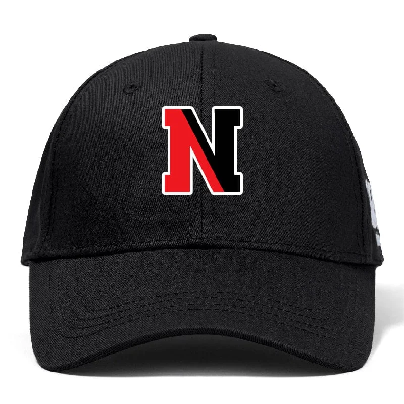 Camping hiking trail puff-Northeastern University Rowing Flexfit Drill Cap by Canterbury