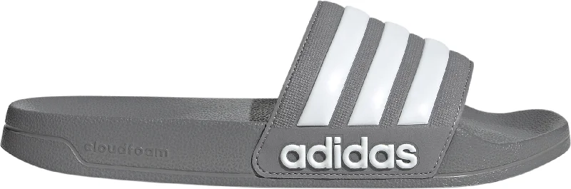 Camping hiking trail site-adidas Adilette Shower Sliders - Grey