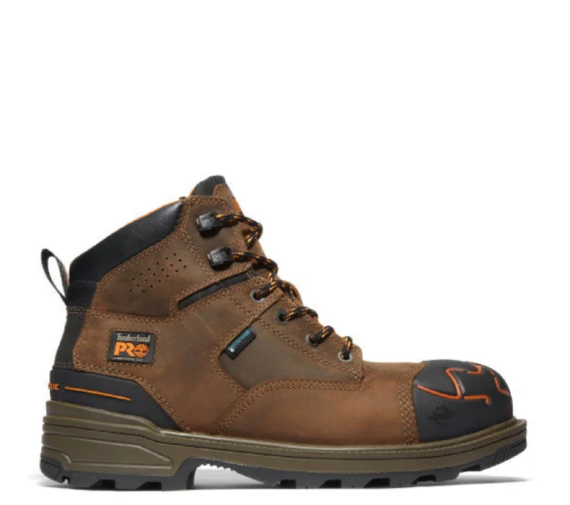 Camping hiking nature cheer-Timberland PRO Men's Magnitude 6" Comp Toe Waterproof Work Boot