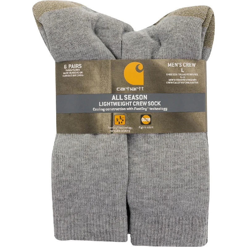 Camping hiking trail clean-Carhartt 6pk  All Season Cushion Crew Sock