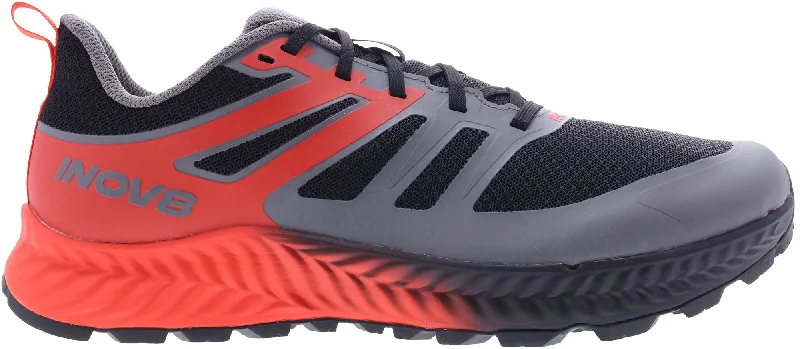 Camping hiking trail rest-Inov8 TrailFly WIDE FIT Mens Trail Running Shoes - Black