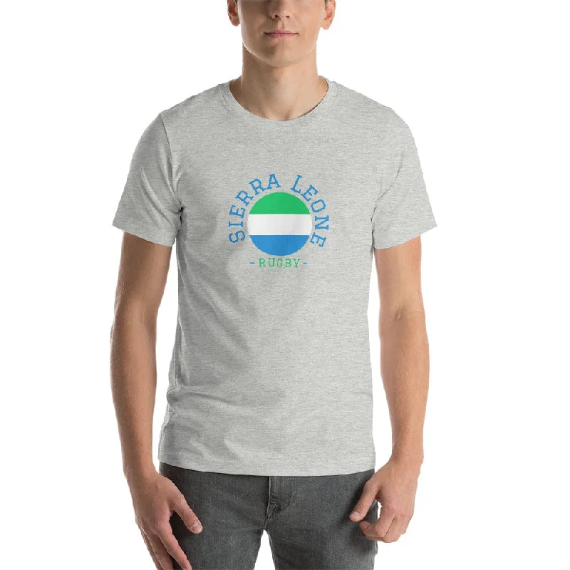 Camping hiking trail sprout-Sierra Leone Rugby Cotton T-Shirt