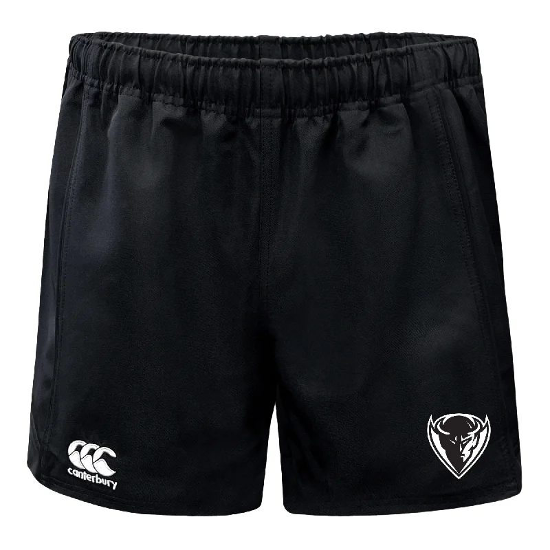 Camping hiking trail puff-DePaul University Advantage Rugby Shorts by Canterbury