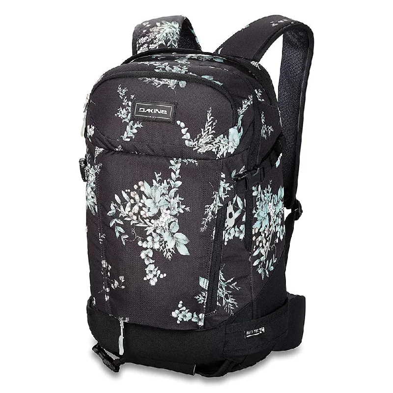 Camping hiking trail turn-Dakine Womens Solstice Floral One Size Heli Pro 24L Backpack - 10003271-SOLSTICEFL