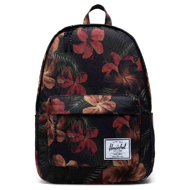 Camping hiking trail beams-Herschel Unisex Tropical Hibiscus 30L Classic Backpack - 10492-03897