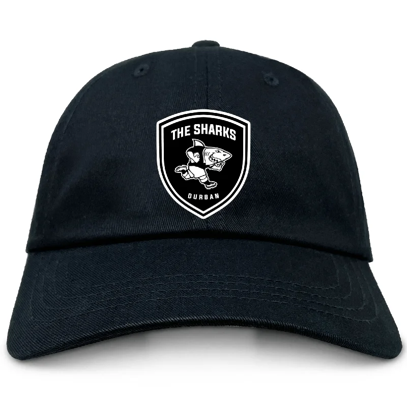 Camping hiking nature ease-The Sharks Crest Cotton Twill Dad Cap