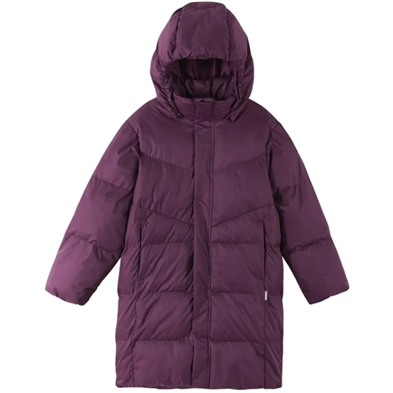 Camping hiking gear selects-Reima Winter Jacket Vaanila Deep purple