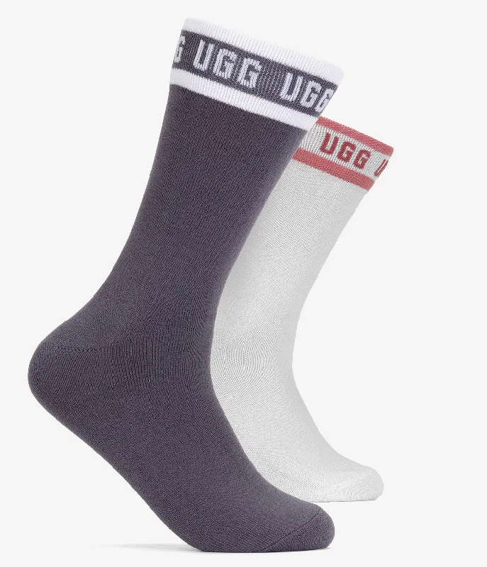 Camping hiking trail bold-UGG Graphic Crew Sock