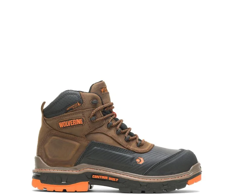 Camping hiking gear spark-Wolverine Men's Overpass Mid Comp Toe Boot