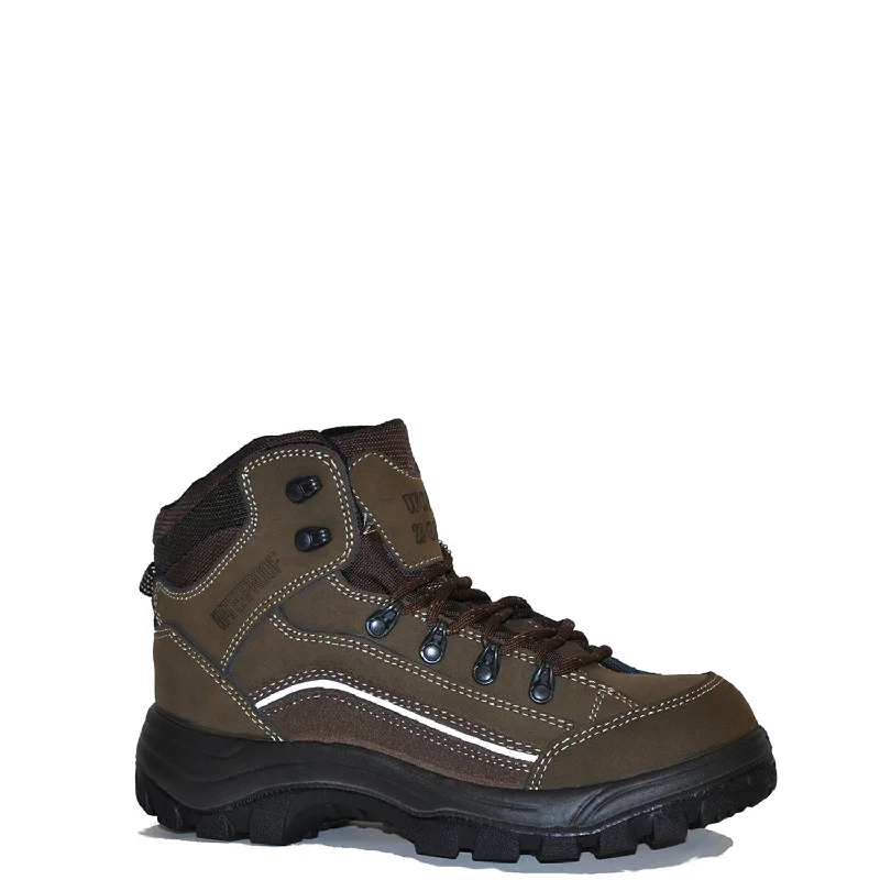 Camping hiking trail wide-Work Zone Men's Waterproof Comp Toe Hiker Boot