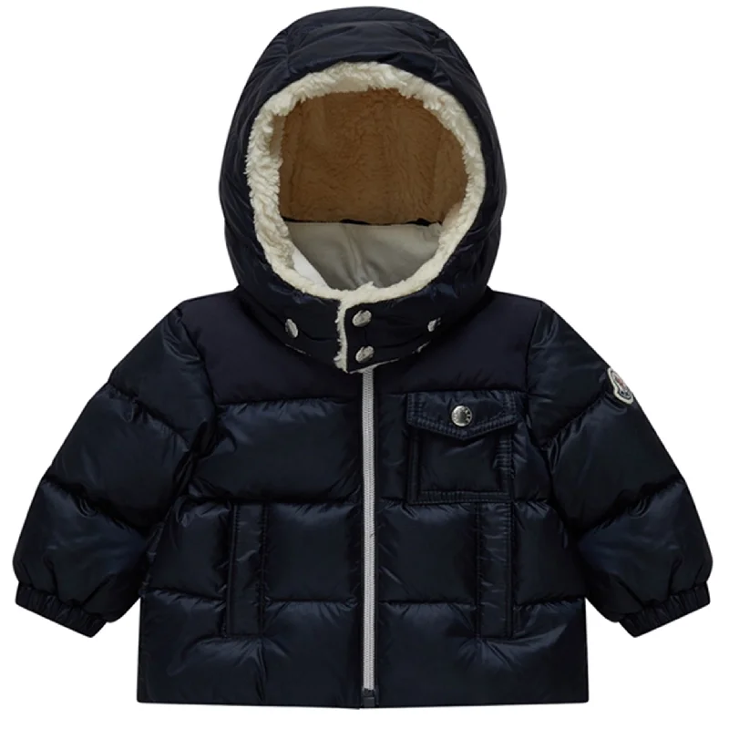 Camping hiking nature wave-Moncler Eduard Jacket Navy