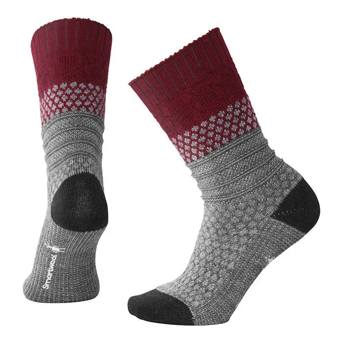 Camping hiking nature surge-Smartwool Women's Everyday Popcorn Cable Crew Socks