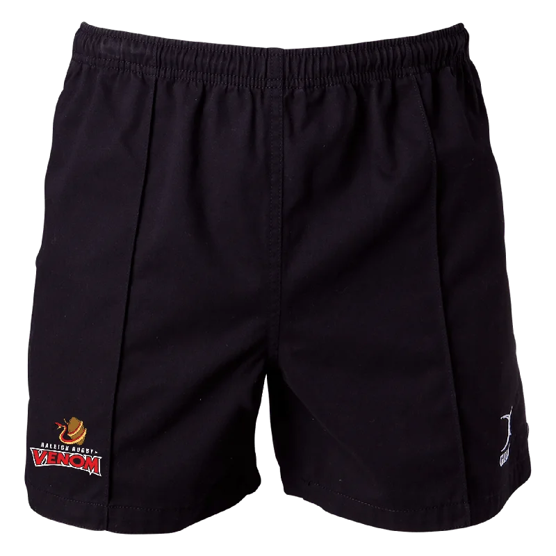 Camping hiking trail huge-Raleigh Rugby Venom Gilbert Black Kiwi Pro Youth Rugby Shorts