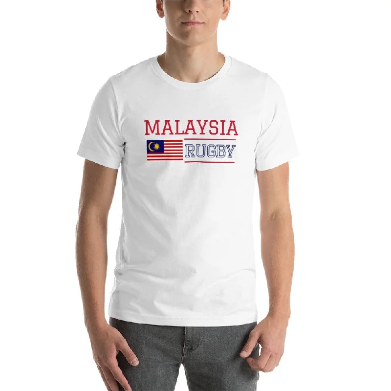 Camping hiking trail love-Malaysia Rugby Cotton T-shirt