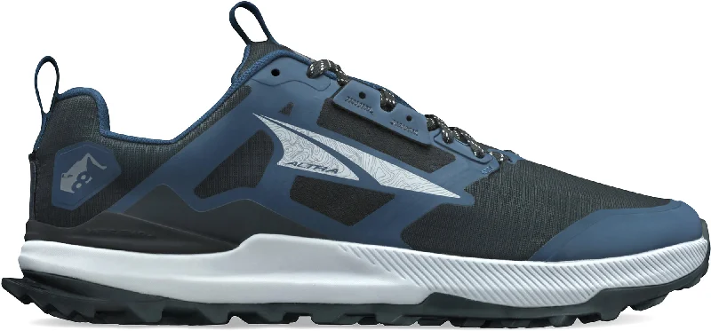 Camping hiking nature ease-Altra Lone Peak 8 WIDE FIT Mens Trail Running Shoes - Navy