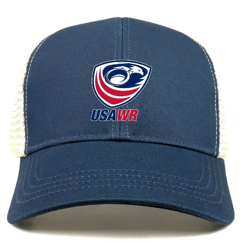 Camping hiking gear draw-USA Wheelchair Rugby Eco Trucker Cap