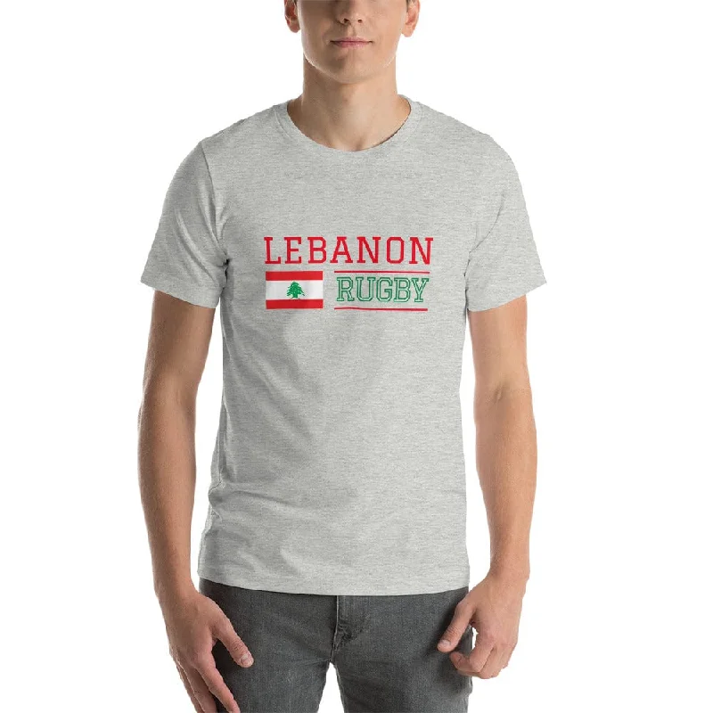 Camping hiking trail soar-Lebanon Rugby Cotton T-Shirt